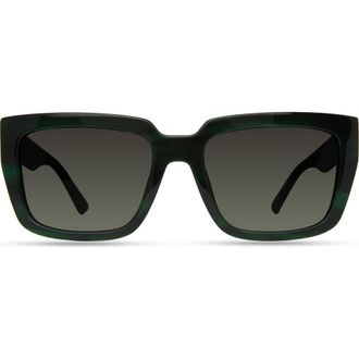 Derek Lam Aero Sunglasses in Green Marble at Nordstrom