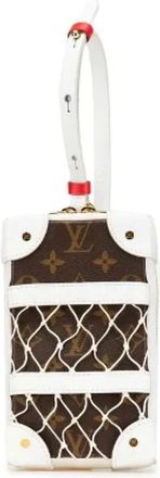 Louis Vuitton Pre-owned Cross Body Bags, female, White, Size: ONE SIZE Pre-owned Canvas crossbody-bags