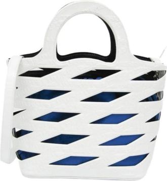 Balenciaga Pre-owned Vintage Handtas - Dames - Vintage Handtas - Blauw - ONE Size - Nylon - Vintage