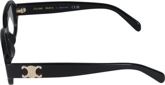 Celine CL50173I Rectangular Black Acetate Eyeglasses - Black