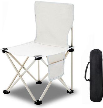 OEM Silla De Camping Port&aacute;til, Silla De Camping Plegable, Silla De Pesca, Silla Plegable Multifuncional Para Exteriores, 363657cm, Pesca, Blanca