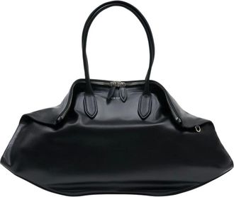 Alexander McQueen Alexander McQueen, Handbags, female, Black, Size: ONE SIZE Maxi Manta Bag
