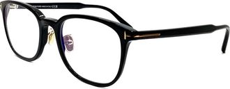 Tom Ford Blue Light Block Square Unisex Eyeglasses FT6053-D-B 001 53