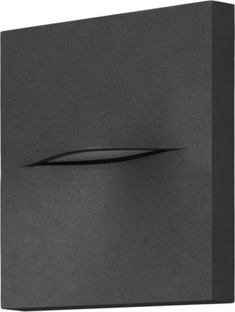 Forlight Hide - Aplique De Pared Led Cuadrado Para Se&ntilde;alizaci&oacute;n De Caminos Y Rodapi&eacute;s Con Luz Neutra 4000k Color Gris Urbano - Forlight