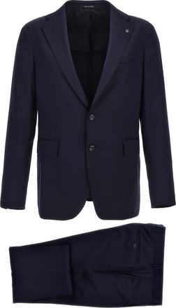 Tagliatore Navy Blue Vesuvio Dress