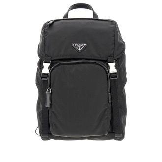 Prada Re-Nylon backpack with triangle logo Man One Size