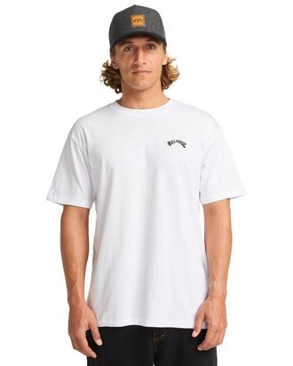 Billabong T-Shirt BILLABONG Arch Crew, Herren, Gr. XXL, weiss (wei&szlig;), 100% Baumwolle, Shirts T-Shirt