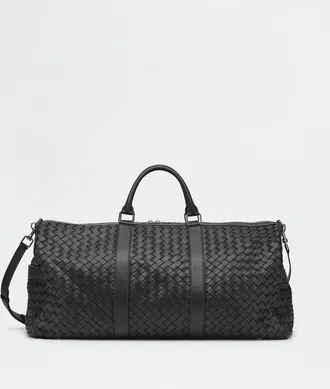 Bottega Veneta Large Intrecciato Duffle - Black - Men - 100% Calfskin