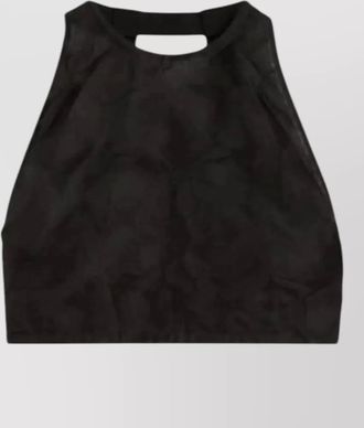 Max Mara cropped top halter neck skirt set