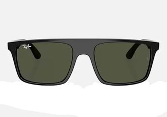 Ray-Ban Green Square Unisex Sunglasses RB2222F 901/31 57