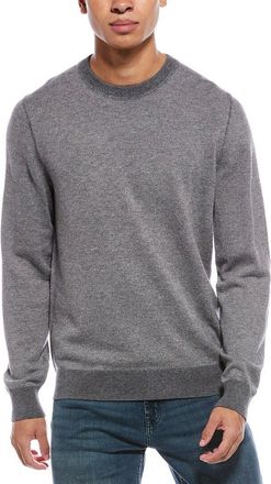 Vince White Multi Birdseye Wool-Blend Crewneck Sweatshirt