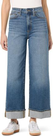 Joe's Cuffed High Waist Ankle Wide Leg Jeans in Panama at Nordstrom Rack, Size 32