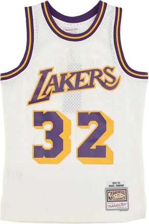 Mitchell & Ness Canotta Lakers 1984 Magic Johnson - Bianco