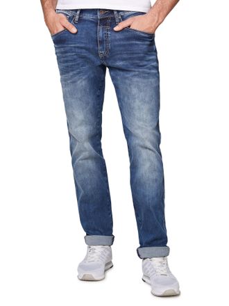 Camp David 5-Pocket-Jeans CAMP DAVID, Herren, Gr. 30, L&auml;nge 32, blau (blau vintage), Denim/Jeans, Obermaterial: 60% Baumwolle, 24% Polyester, 13% Lyocell, 3% son
