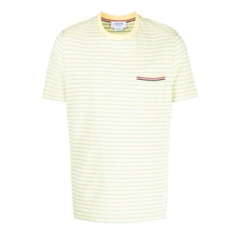 Thom Browne Heren, Tops, Geel, Maat: L