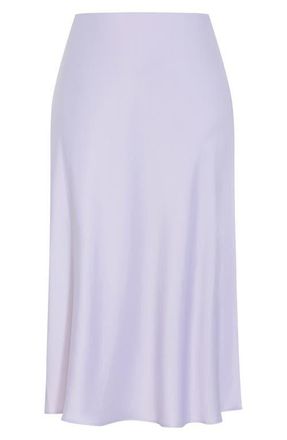 City Chic Miranda A-Line Midi Skirt in Lilac at Nordstrom, Size Xxxs