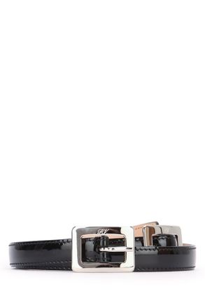 ベルト Roger Vivier Belt Belle Vivier Belt in leather Black Woman