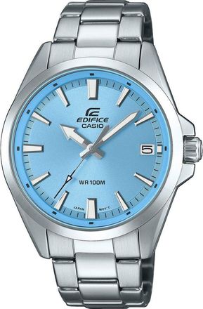 Casio Edifice Mens Silver Watch EFV-100D-2BVUEF Stainless Steel - One Size