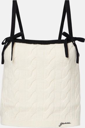 Ganni Wool and cashmere top