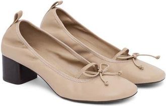 Mango Mary Jane Ballerina Pump in Beige at Nordstrom, Size 8.5Us
