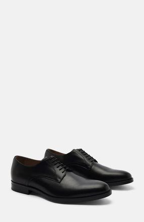 Scarosso Emilio Derbies in Black Calf at Nordstrom, Size 42.5