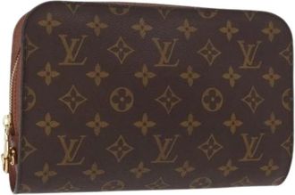 Louis Vuitton Pre-owned Clutches, female, Brown, Size: ONE SIZE Pre-owned Clutch