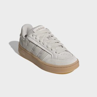 adidas Sneaker ADIDAS SPORTSWEAR GRAND COURT ALPHA, Damen, Gr. 38,5, alumina, alumina, wonder beige, Leder, Synthetik, Schuhe Sneaker, inspiriert vom Design 