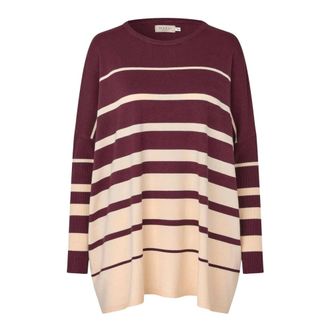 Masai Firdis Wol Trui - Dames - Ronde hals truien - Veelkleurig - M - Wol - Truien & Vesten