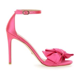 Stuart Weitzman High Heel Sandals, female, Pink, Size: 7 1/2 US Nudistcurve Loveknot 100 Sandal