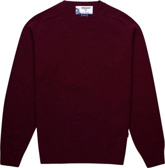 Sebago Trui met ronde hals - Heren - Ronde hals truien - Rood - M - Wol - Truien & Vesten