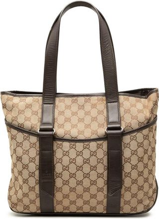 Gucci Pre-owned Gucci GG Canvas Tote Unisex BUBXFPX7EO3ZES62