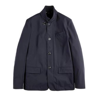 Fay Light Jackets, male, Blue, Size: 2XL Giacca Travel