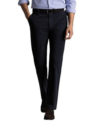 CHARLES TYRWHITT Slim Fit Lightweight Chinos in Navy at Nordstrom, Size 3430