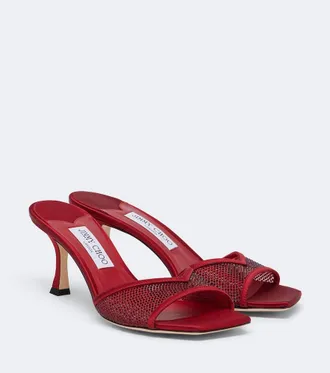 Jimmy Choo London Mules Skye con cristales