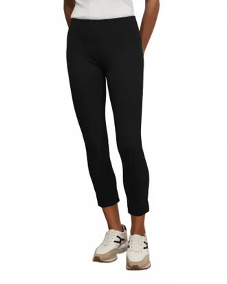 Veronica Beard Scuba Slim-Fit Pant In Black
