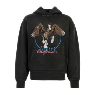 24PF new/AMIRI ボーンズスタックドロゴパーカー Hoodie Gray AMIRI】スタックドボーンズ パーカー☆送料関税込み☆ (AMIRI