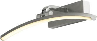 Searchlight Santorini Picture Light - Argento satinato e cromo lucido