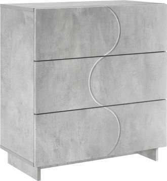vidaXL Aparador Gris Hormig&oacute;n 70 X 38 X 75 Cm Madera De Ingenier&iacute;a Vidaxl