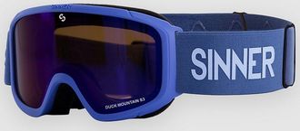 Sinner Duck Mountain Matte Navy Blue Kids Goggle blau