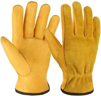OEM Un Paio Di Guanti Da Giardinaggio Anti-spina, Robusti Guanti Da Giardinaggio Per Uomo E Donna, Traspiranti E Comodi, Guanti Da Giardinaggio In Pelle R