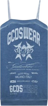 GCDS Dress - Dames - Korte kleedjes - Blauw - S - Kleedjes