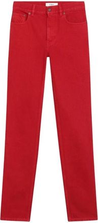 Chlo&eacute; Slim Jeans - Dames - Regular Fit Jeans - Rood - W28 - Katoen - Jeans