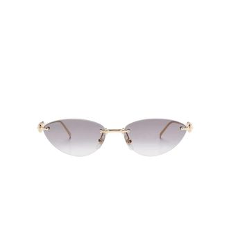 Cartier Sunglasses, female, Yellow, Size: 58 MM Sunglasses