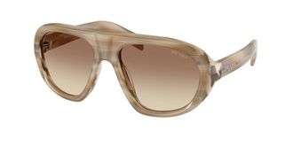 Prada PR C05S 25P21C Womens Sunglasses Brown Size 57