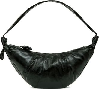 Christophe Lemaire Borsa a spalla Croissant grande - Nero