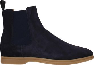 Eleventy Elfzig M&auml;nners Blaue Wildleder-Stiefeletten