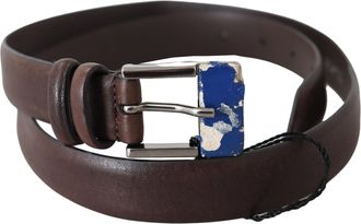 Costume National Genuine Leather Buckle Womens Belt