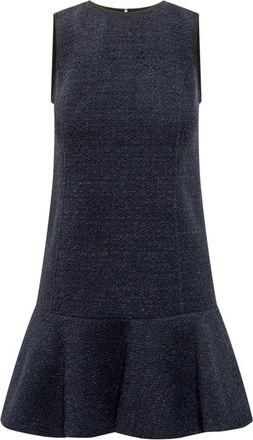Pinko Arrosto Dress - Dames - Korte kleedjes - Blauw - XL - Katoen - Kleedjes