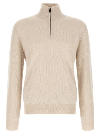 Brioni Beige Cashmere Mens Sweatshirt