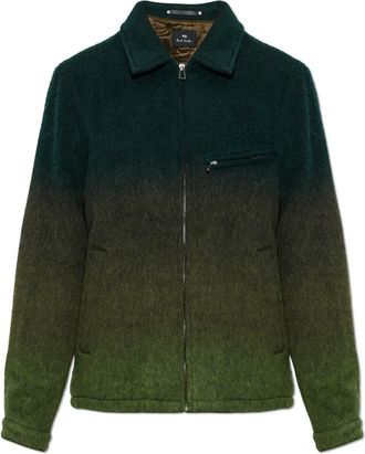 Paul Smith Giacca in Lana - - Jackets - Uomo - Verde - XL